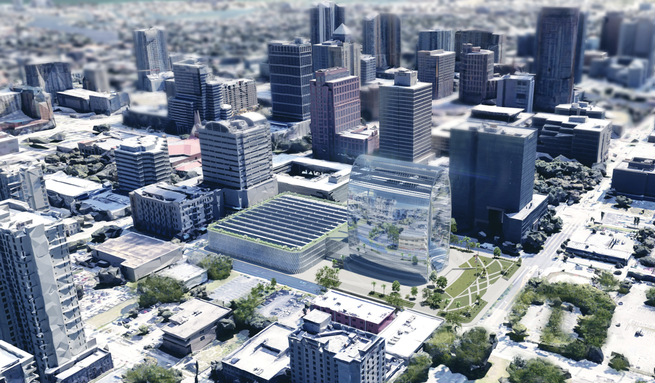 Aerial view of downtown Fort Lauderdale